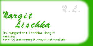 margit lischka business card